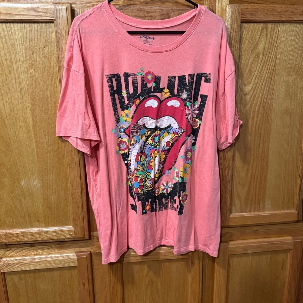 the Rolling Stones Pink Graphic T-Shirt